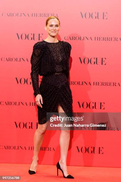 Bar Refaeli attends Vogue 30th Anniversary Party at Casa Velazquez on July 12, 2018 in Madrid, Spain.