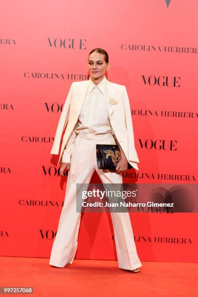 Laura Ponte attends Vogue 30th Anniversary Party at Casa Velazquez on July 12, 2018 in Madrid, Spain.