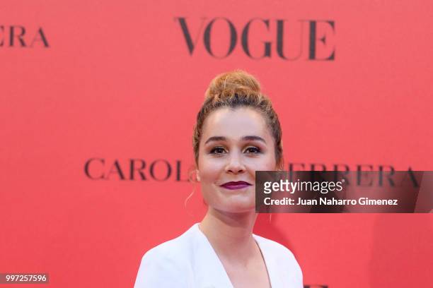 Nadia de Santiago attends Vogue 30th Anniversary Party at Casa Velazquez on July 12, 2018 in Madrid, Spain.