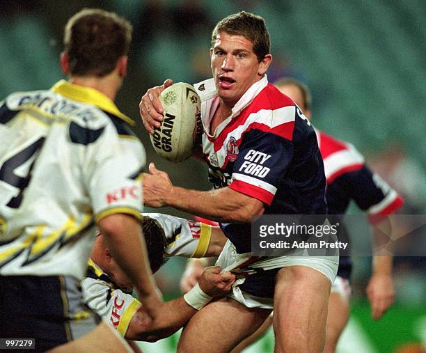 Bryan Fletcher for the Sydney Roosters in action during round 16 of the NRL season played between the Sydney Roosters and the North Queensland...