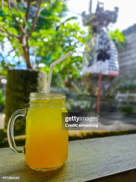 close up of a glass of juice - denpasar stock pictures, royalty-free photos & images