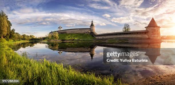 summer in pskov - pskov stock pictures, royalty-free photos & images