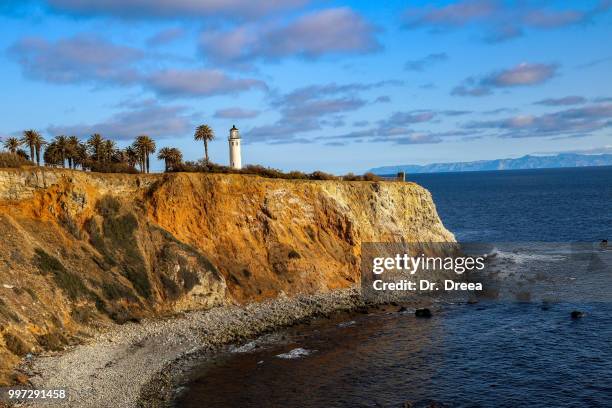 point vicente lighthouse - rancho palos verdes bildbanksfoton och bilder