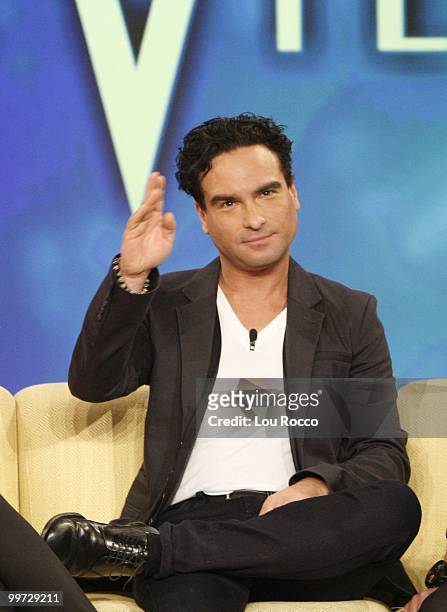 Johnny Galecki was a guest on "THE VIEW," Monday, May 17, 2010 airing on the Disney General Entertainment Content via Getty Images Television...