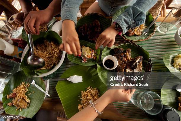 let's eat - philippines stock pictures, royalty-free photos & images