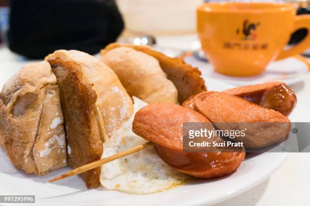 portuguese sausage in macau - suzi pratt stock pictures, royalty-free photos & images