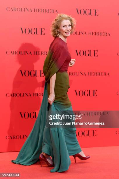 Pilar Medina Sidonia attends Vogue 30th Anniversary Party at Casa Velazquez on July 12, 2018 in Madrid, Spain.