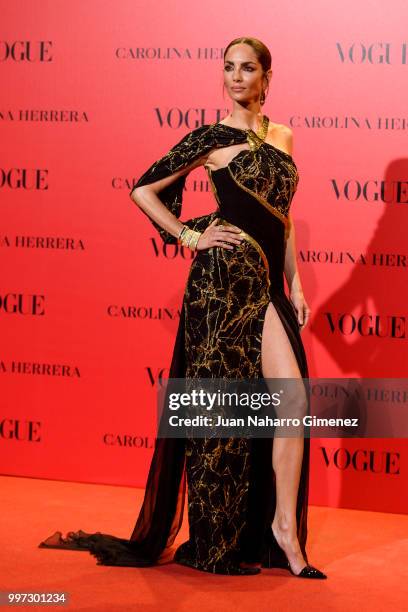 Eugenia Silva attends Vogue 30th Anniversary Party at Casa Velazquez on July 12, 2018 in Madrid, Spain.