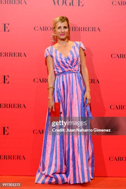 Ana Fernandez and Adrian Roma attend Vogue 30th Anniversary Party at Casa Velazquez on July 12, 2018 in Madrid, Spain.