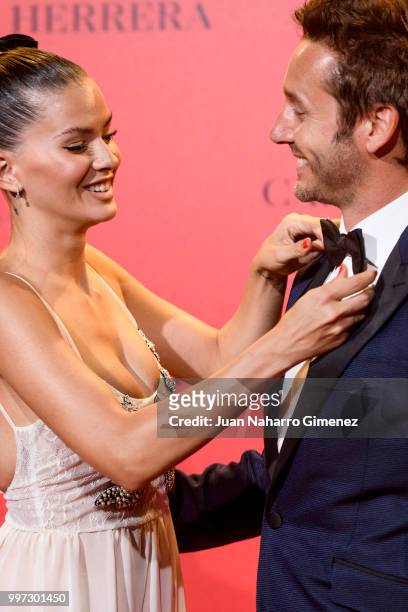 China Suarez and Benjamin Vicuna attend Vogue 30th Anniversary Party at Casa Velazquez on July 12, 2018 in Madrid, Spain.