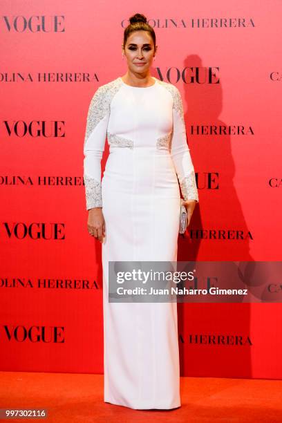 Vicky Martin Berrocal attends Vogue 30th Anniversary Party at Casa Velazquez on July 12, 2018 in Madrid, Spain.