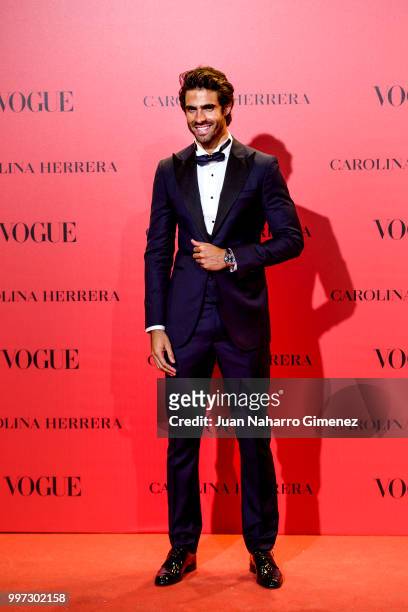 Juan Betancourt attends Vogue 30th Anniversary Party at Casa Velazquez on July 12, 2018 in Madrid, Spain.