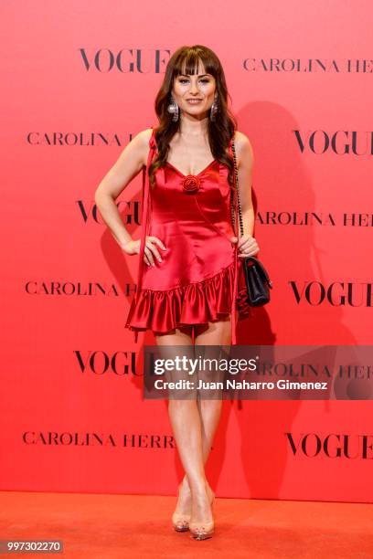 Maria Escote attends Vogue 30th Anniversary Party at Casa Velazquez on July 12, 2018 in Madrid, Spain.
