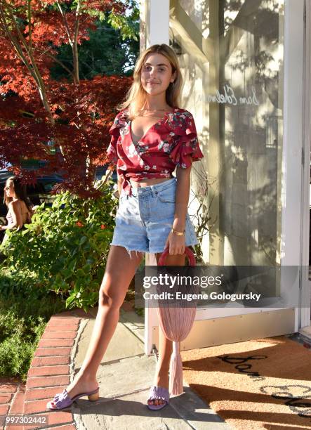 Charlotte Bickley attends the Modern Luxury + Sam Edelman Summer Fashion Event on July 12, 2018 in Southampton, New York.