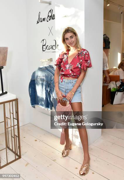 Charlotte Bickley attends the Modern Luxury + Sam Edelman Summer Fashion Event on July 12, 2018 in Southampton, New York.