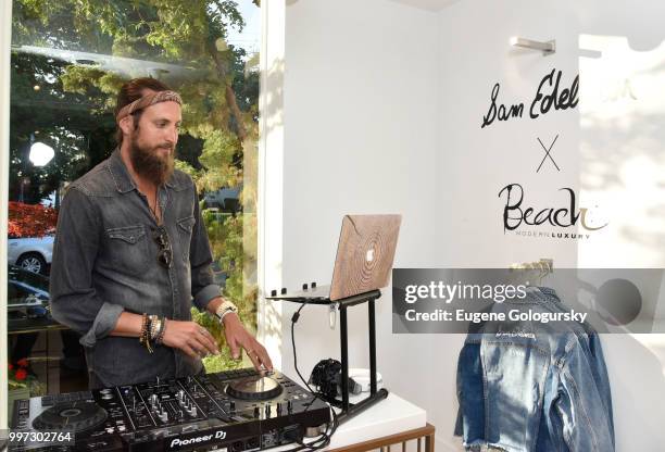 Adam Lipson attends the Modern Luxury + Sam Edelman Summer Fashion Event on July 12, 2018 in Southampton, New York.