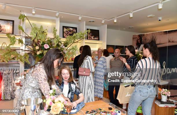 Atmosphere at the Modern Luxury + Sam Edelman Summer Fashion Event on July 12, 2018 in Southampton, New York.