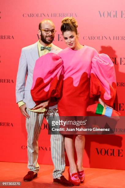 Tristan and Cosima Ramirez attend Vogue 30th Anniversary Party at Casa Velazquez on July 12, 2018 in Madrid, Spain.