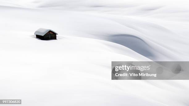 hut in snow (16x9 version) - igloo isolated stock pictures, royalty-free photos & images