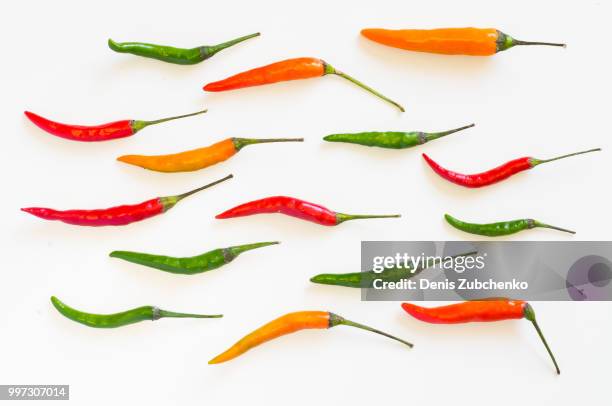 hot peppers - jalapeño stockfoto's en -beelden