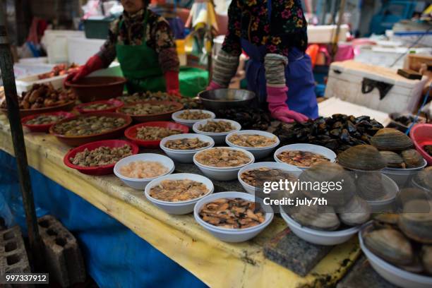 jagalchi fish market in busan - july7th stock pictures, royalty-free photos & images