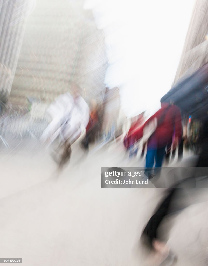 Someone In Motion People In Motion On A New York City Street High-Res Stock Photo - Getty ...