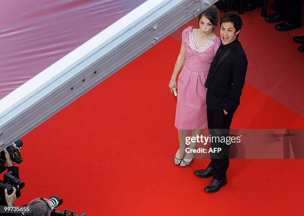 Actor Gael Garcia Bernal and actress Dolores Fonzi arrive for the screening of "Biutiful" presented in competition at the 63rd Cannes Film Festival...