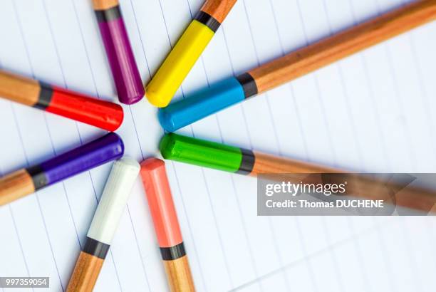 pencils 2 - duchene stock pictures, royalty-free photos & images