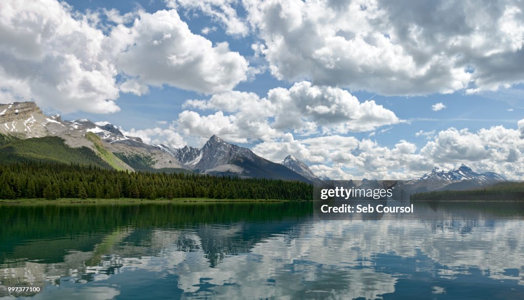 Peaceful Maligne Lake