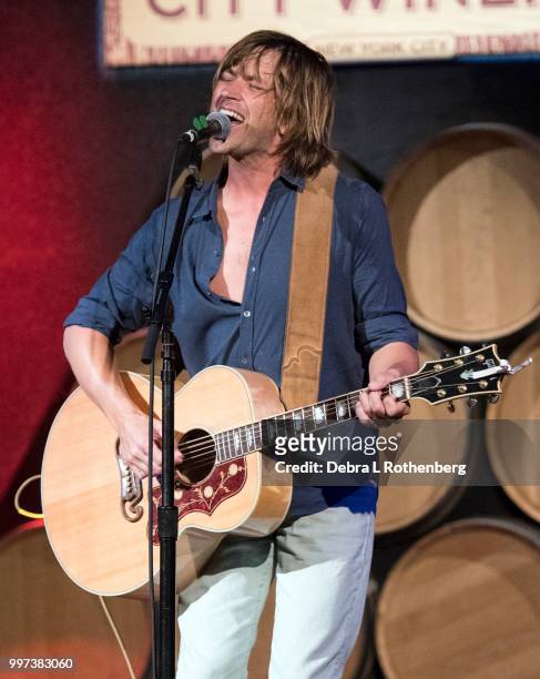 Rhett Miller performs live in concert at City Winery on July 12, 2018 in New York City.