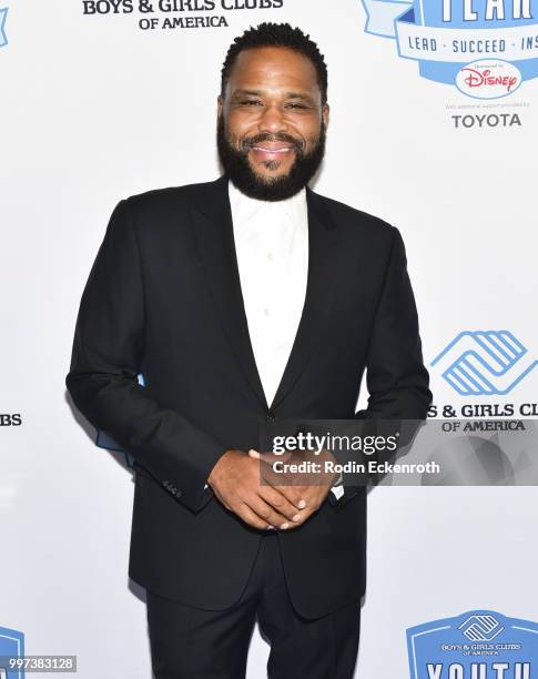 Anthony Anderson attends the Boys and Girls Clubs of America Youth of the Year Gala at The Beverly Hilton Hotel on July 12, 2018 in Beverly Hills,...