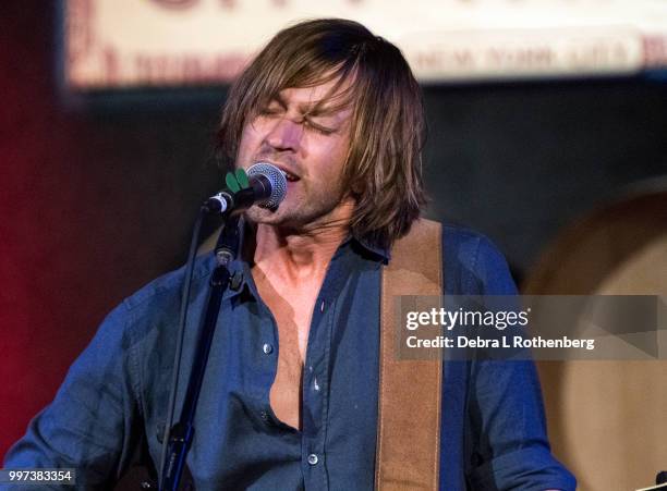 Rhett Miller performs live in concert at City Winery on July 12, 2018 in New York City.