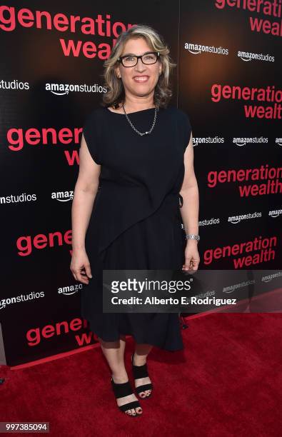 Lauren Greenfield attends the premiere of Amazon Studios' "Generation Wealth" at ArcLight Hollywood on July 12, 2018 in Hollywood, California.