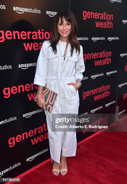 Katie Aselton attends the premiere of Amazon Studios' "Generation Wealth" at ArcLight Hollywood on July 12, 2018 in Hollywood, California.