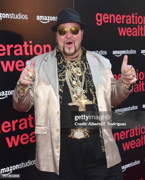 Limo Bob attends the premiere of Amazon Studios' "Generation Wealth" at ArcLight Hollywood on July 12, 2018 in Hollywood, California.