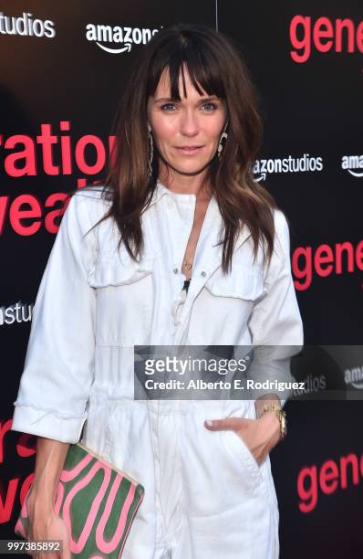 Katie Aselton attends the premiere of Amazon Studios' "Generation Wealth" at ArcLight Hollywood on July 12, 2018 in Hollywood, California.