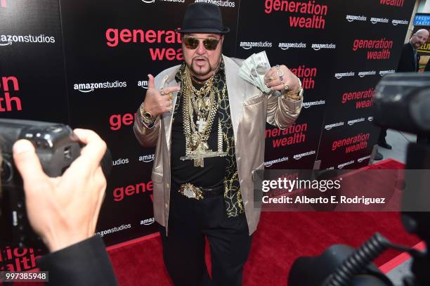 Limo Bob attends the premiere of Amazon Studios' "Generation Wealth" at ArcLight Hollywood on July 12, 2018 in Hollywood, California.