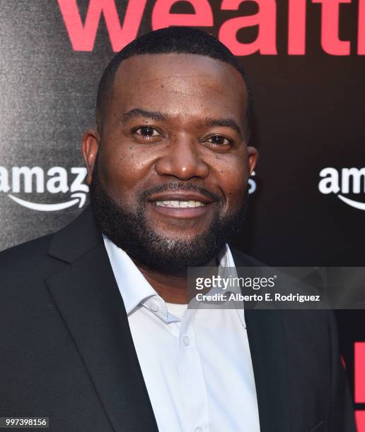 Clifton Magee attends the premiere of Amazon Studios' "Generation Wealth" at ArcLight Hollywood on July 12, 2018 in Hollywood, California.