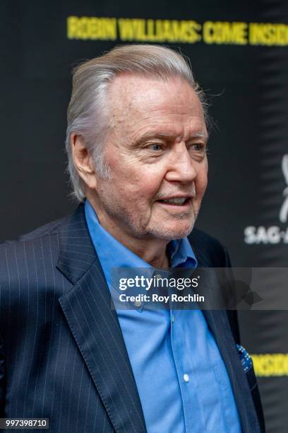 Jon Voight attends "Robin Williams: Come Inside My Mind" New York Premiere at The Robin Williams Center on July 12, 2018 in New York City.