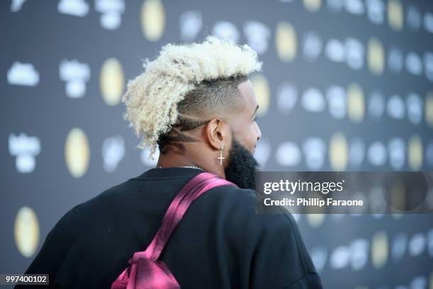 Odell Beckham Jr. Attends SI Fashionable 50 Event on July 12, 2018 in Los Angeles, California.