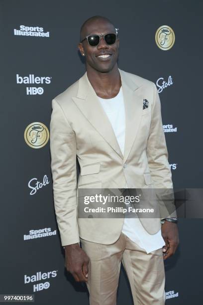 Terrell Owens attends SI Fashionable 50 Event on July 12, 2018 in Los Angeles, California.