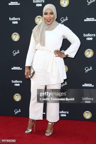 Ibtihaj Muhammad attends the Sports Illustrated Fashionable 50 on July 12, 2018 in West Hollywood, California.