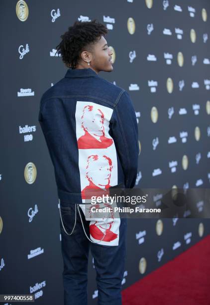 Kelly Oubre Jr. Attends SI Fashionable 50 Event on July 12, 2018 in Los Angeles, California.