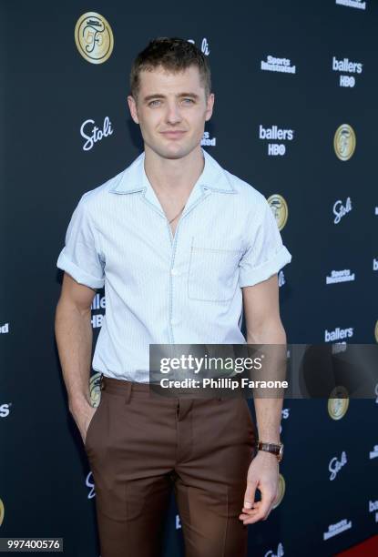 Robbie Rogers attends SI Fashionable 50 Event on July 12, 2018 in Los Angeles, California.