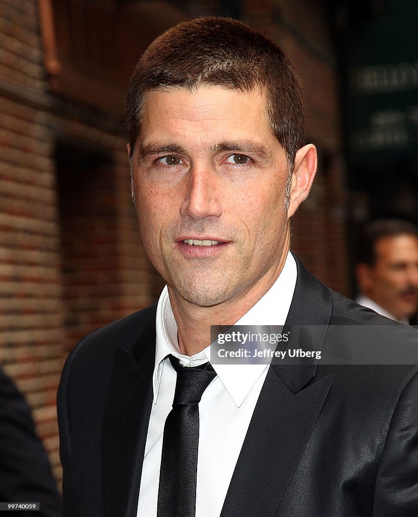 Celebrity Arrivals At "Late Show With David Letterman" - May 17, 2010