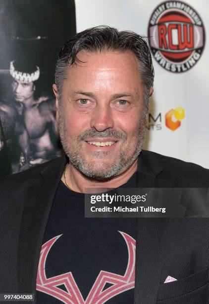 Jerry Rector attends a screening of the pro wrestling documentary "350 Days" at TCL Chinese 6 Theatres on July 12, 2018 in Hollywood, California.