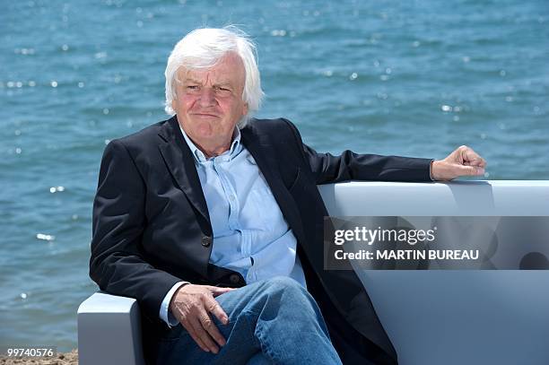 French actor and film maker Jacques Perrin poses during the 63rd Cannes Film Festival on May 17, 2010 in Cannes. AFP PHOTO / MARTIN BUREAU