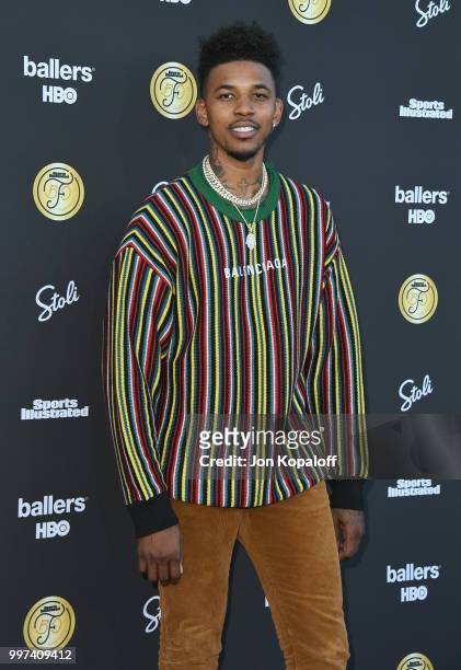 Nick Young attends Sports Illustrated Fashionable 50 at HYDE Sunset: Kitchen + Cocktails on July 12, 2018 in West Hollywood, California.