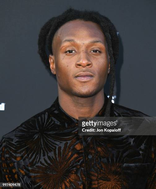 DeAndre Hopkins attends Sports Illustrated Fashionable 50 at HYDE Sunset: Kitchen + Cocktails on July 12, 2018 in West Hollywood, California.