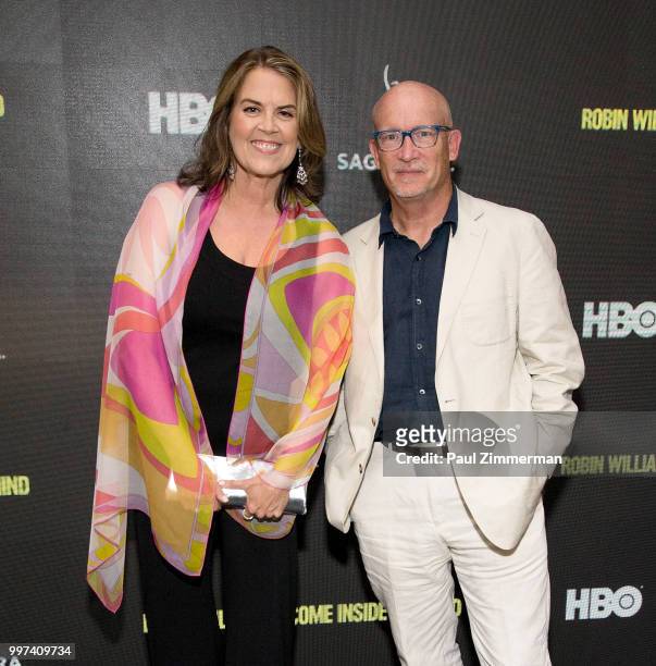 Director Marina Zenovich and producer Alex Gibney attend "Robin Williams: Come Inside My Mind" New York Premiere at SAG-AFTRA Foundation Robin...
